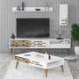 Hanah Home Valensiya - Conjunto de muebles de salón Blanco